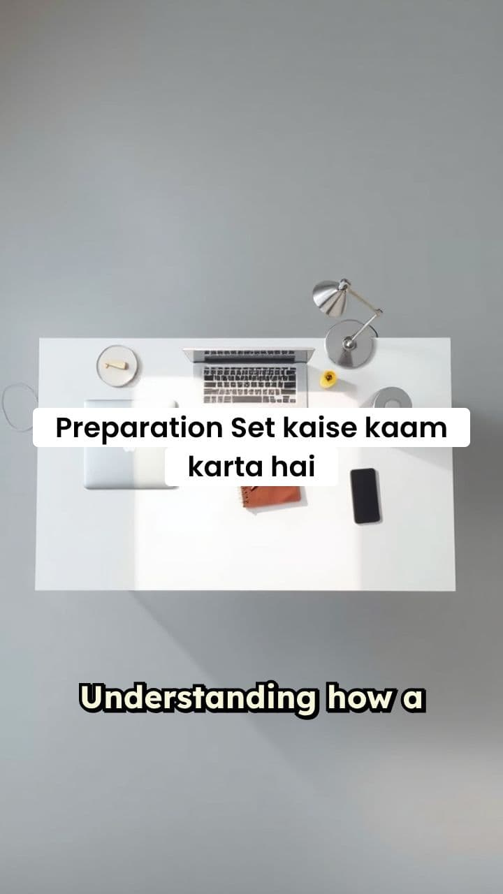 Preparation Set Step-by-Step Guide