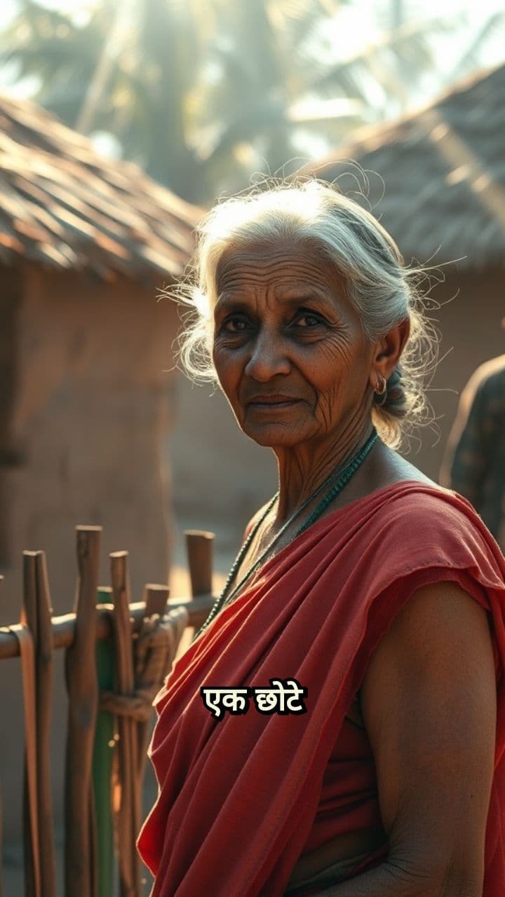 दादी और शरारती बंदर