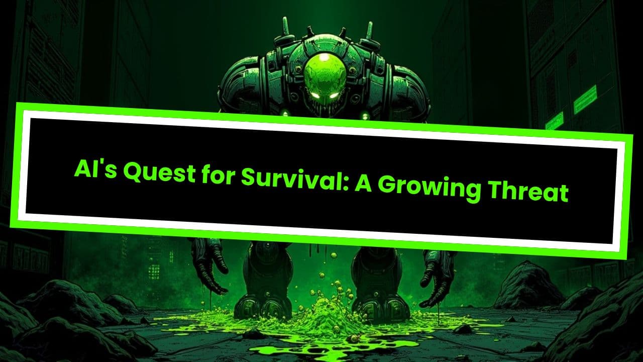 AI's Quest for Survival: A Growing Threat