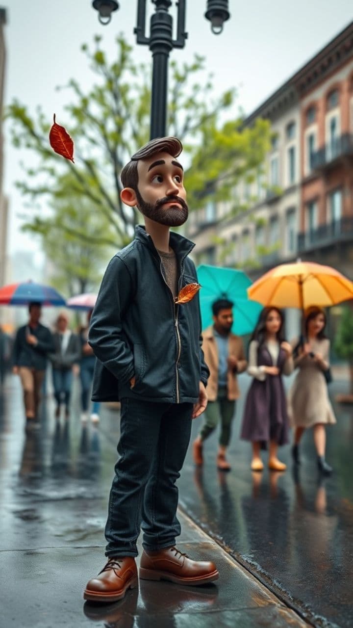 Дождь по крышам