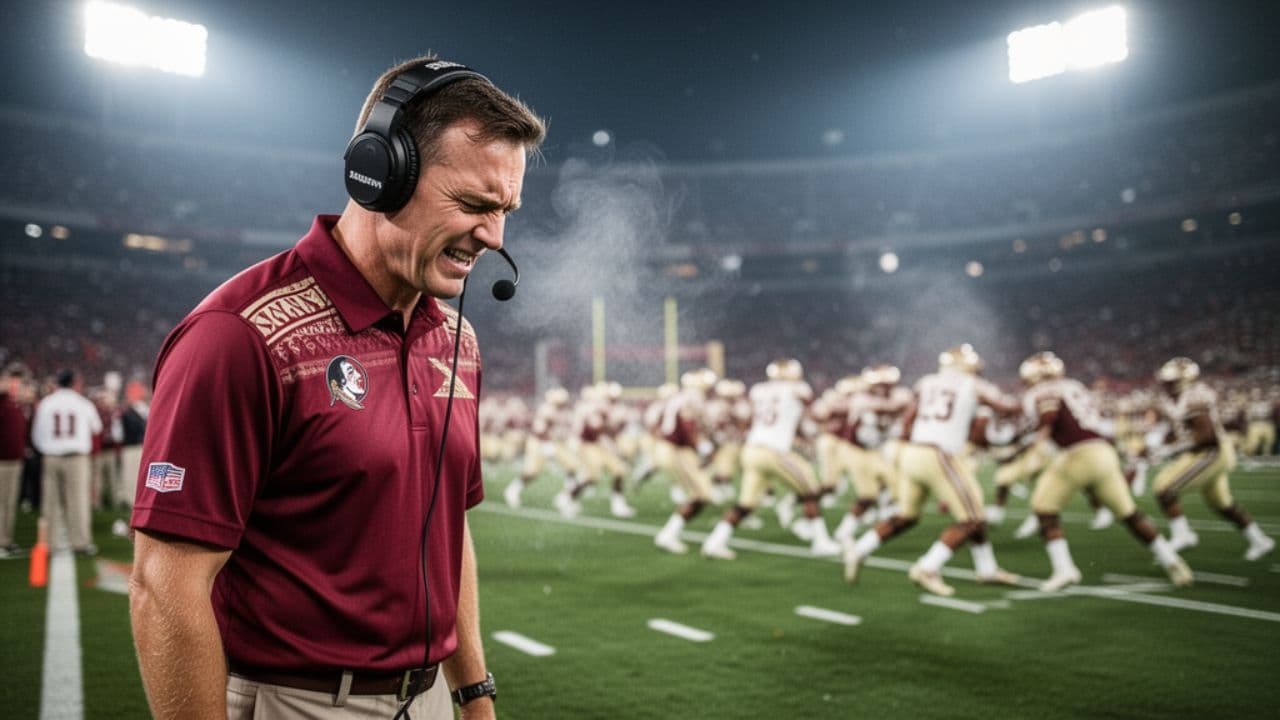 Sideline Chaos and Offensive Rant