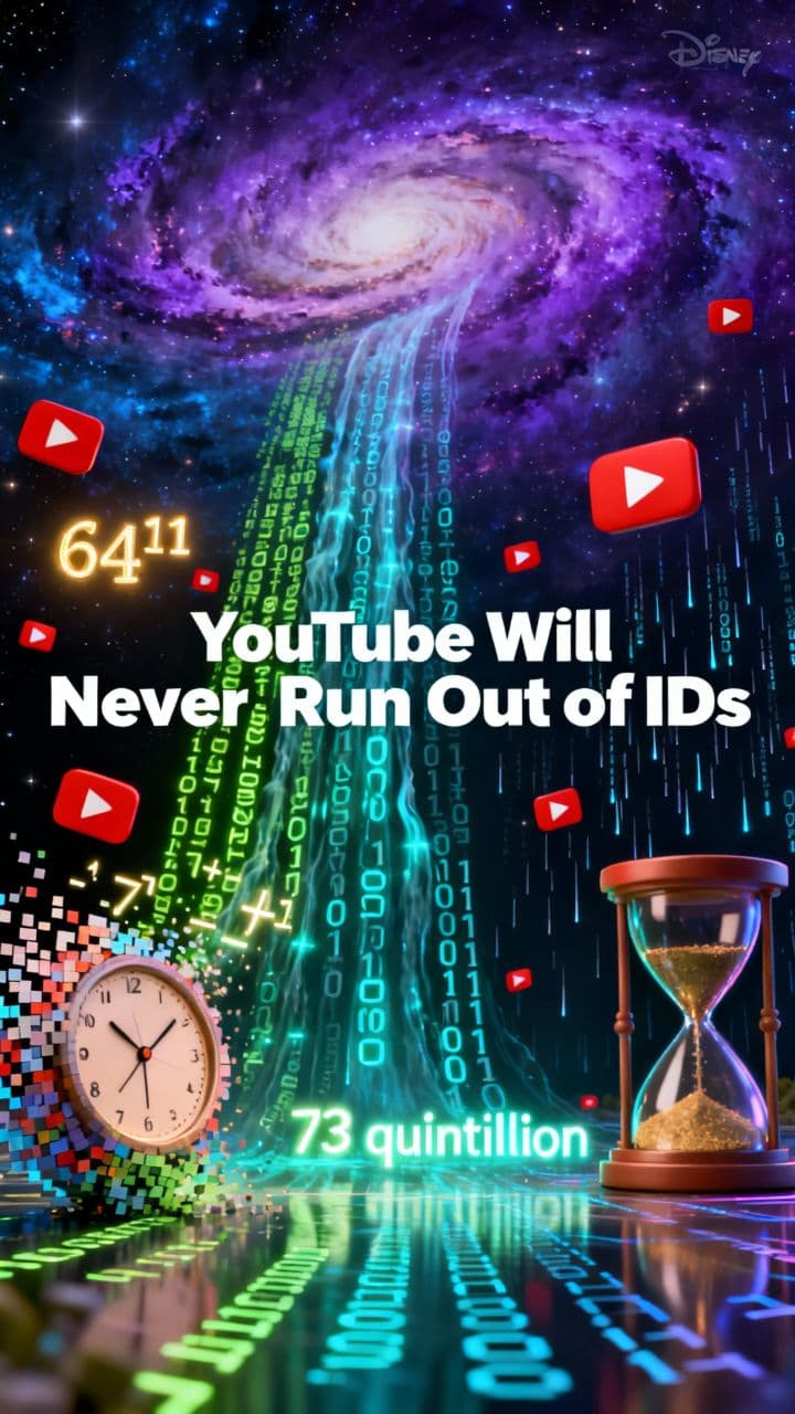 YouTube Will Never Run Out of IDs