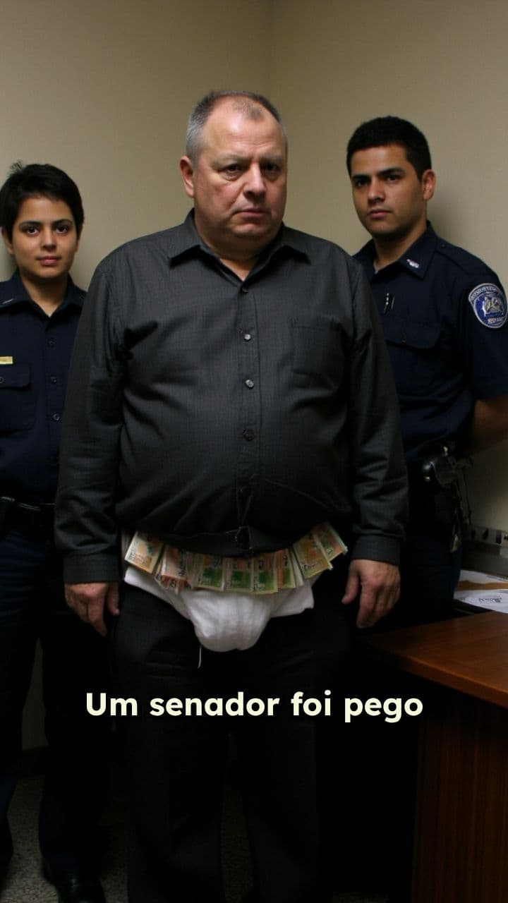 Senador é flagrado com dinheiro na cueca