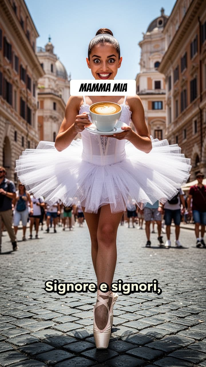 Ballerina Cappuccina Brainrot Meme