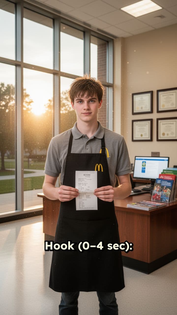 McDonald’s Job, Debt-Free Degree