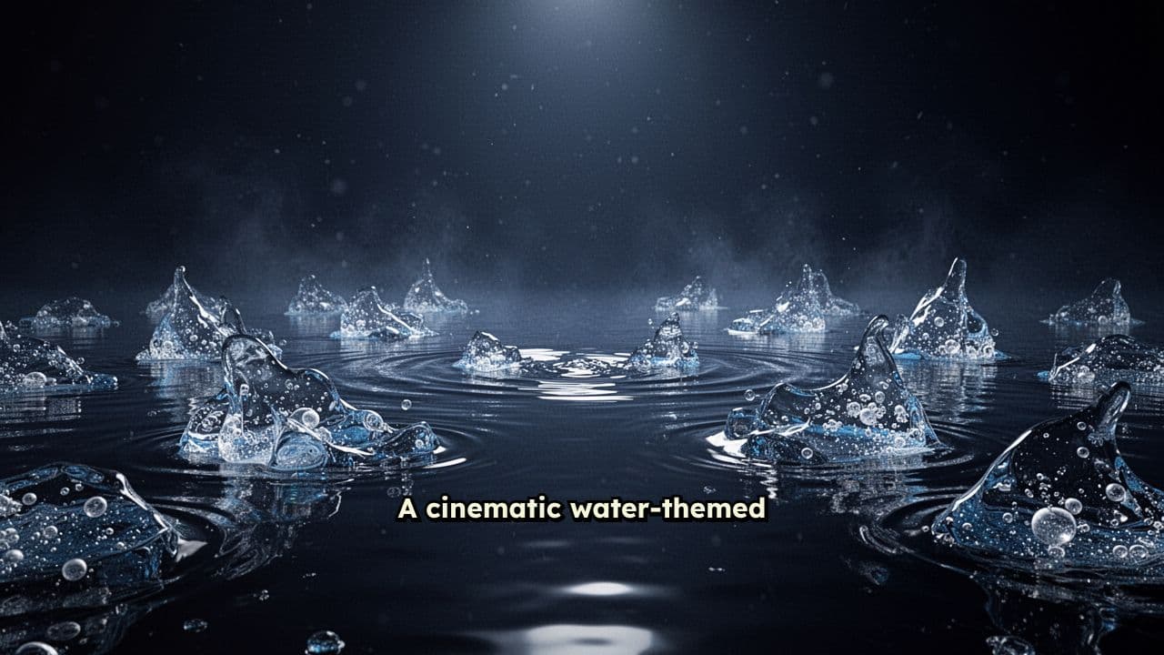 Water-Formed Happy New Year 2026