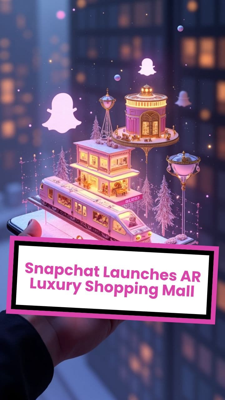 Snapchat Launches AR Luxury Shopping Mall