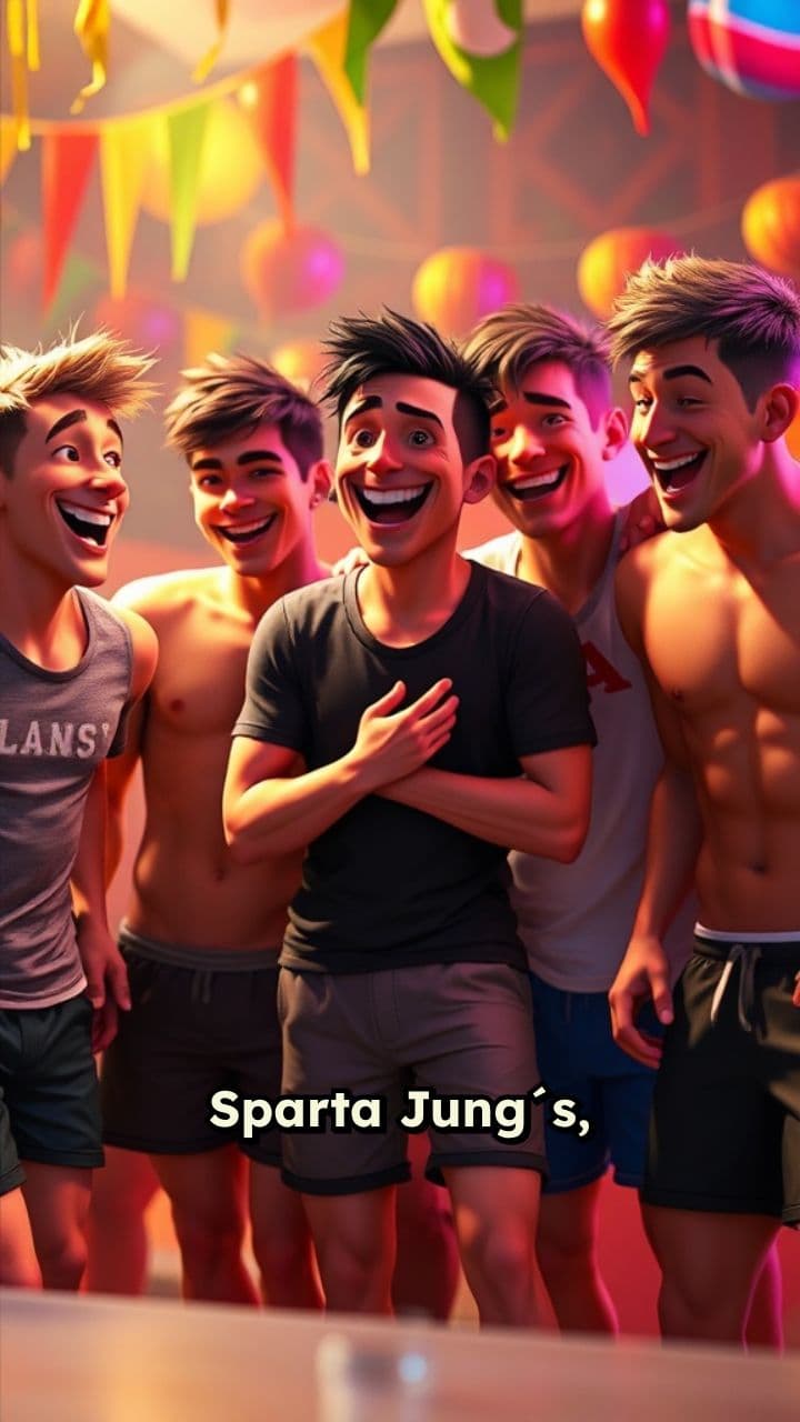 Sparta Jung's verrückte Mallorca-Party