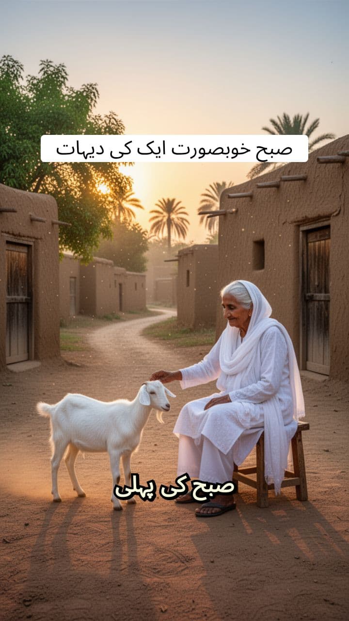 گاؤں کی پرسکون صبح