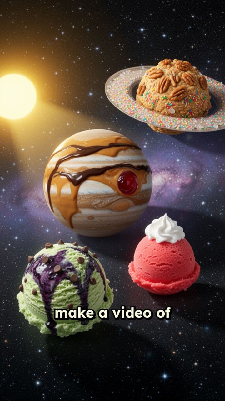 Solar System Ice Cream Transformation
