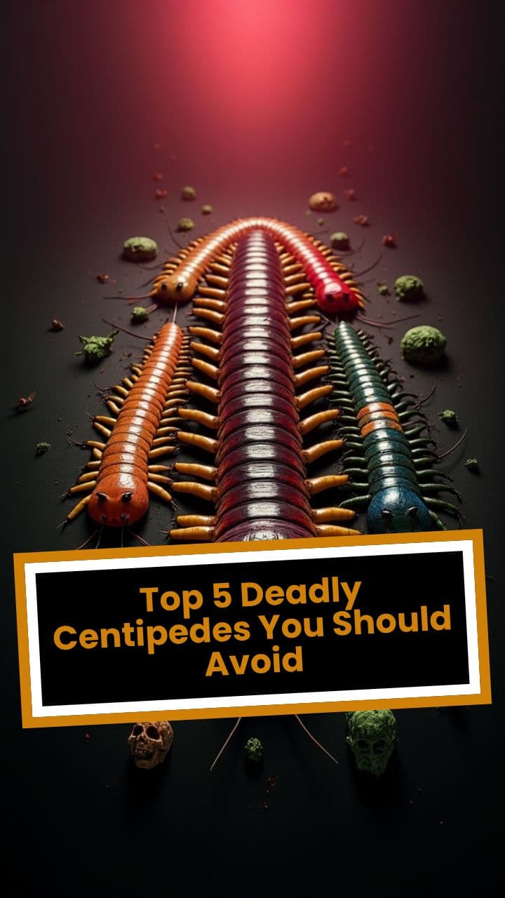 Top 5 Deadly Centipedes You Should Avoid