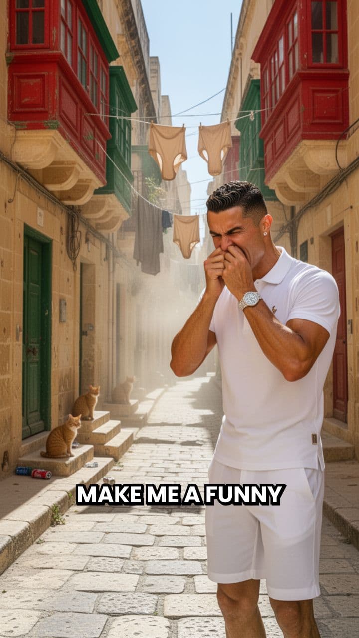 Ronaldo Complains in Malta