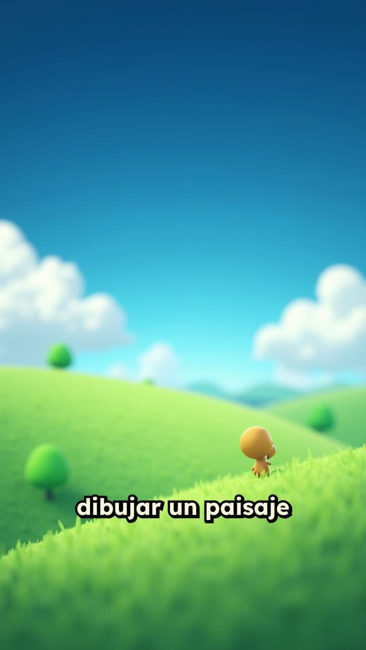 Paisaje colorido con koala y gato