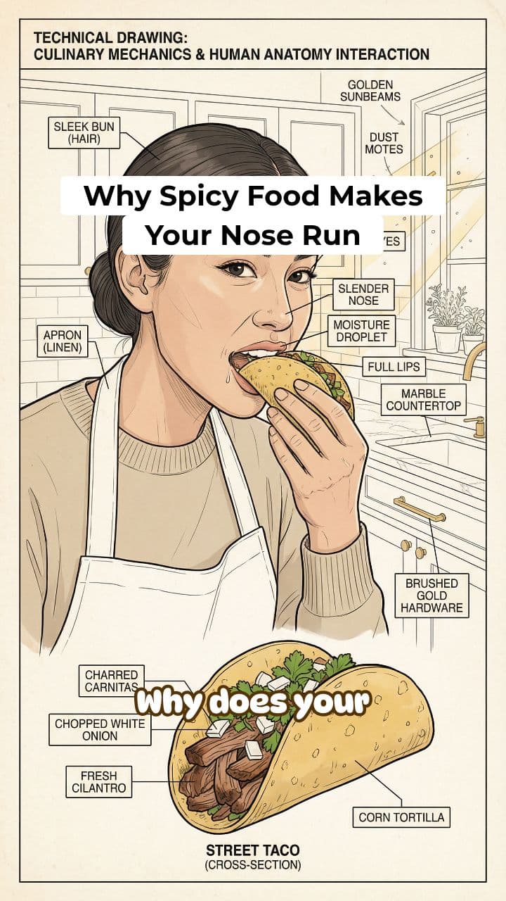 Why Spicy Food Makes Your Nose Run