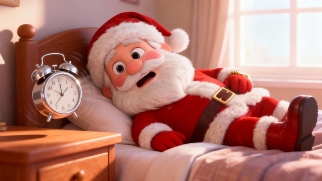 Santa's Oversleep Adventure