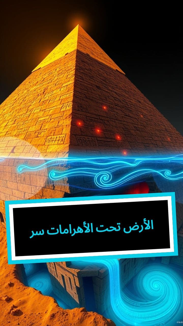 سر الأهرامات تحت الأرض