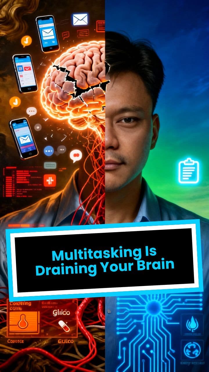 Multitasking Is Draining Your Brain