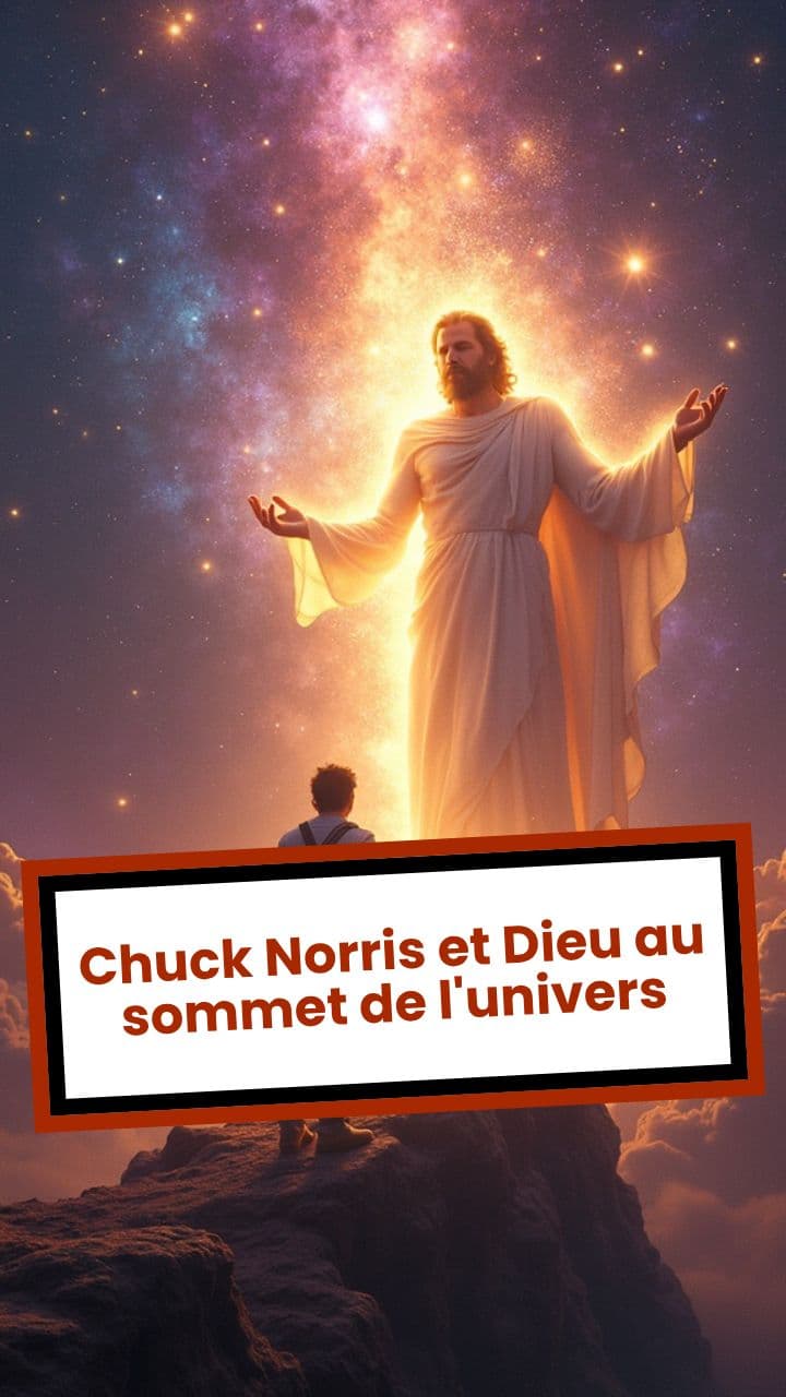 Chuck Norris et Dieu au sommet de l'univers