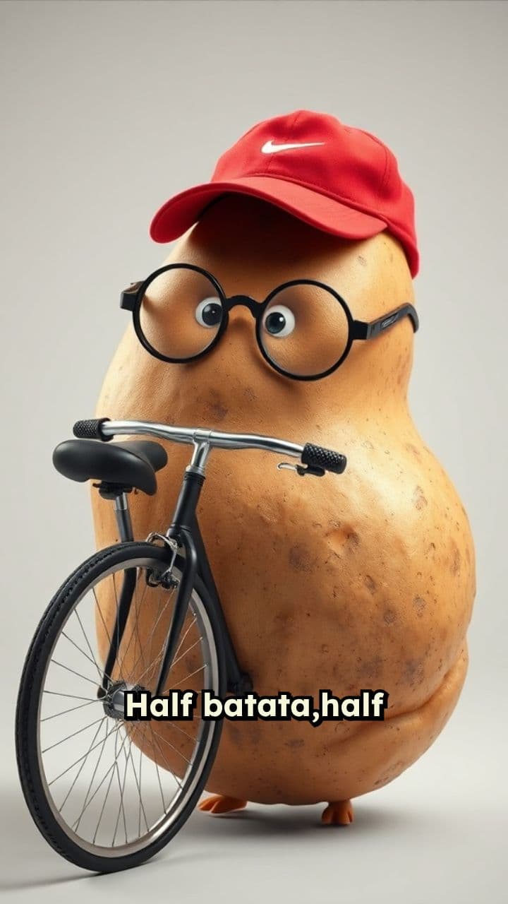 Batata e bike com estilo