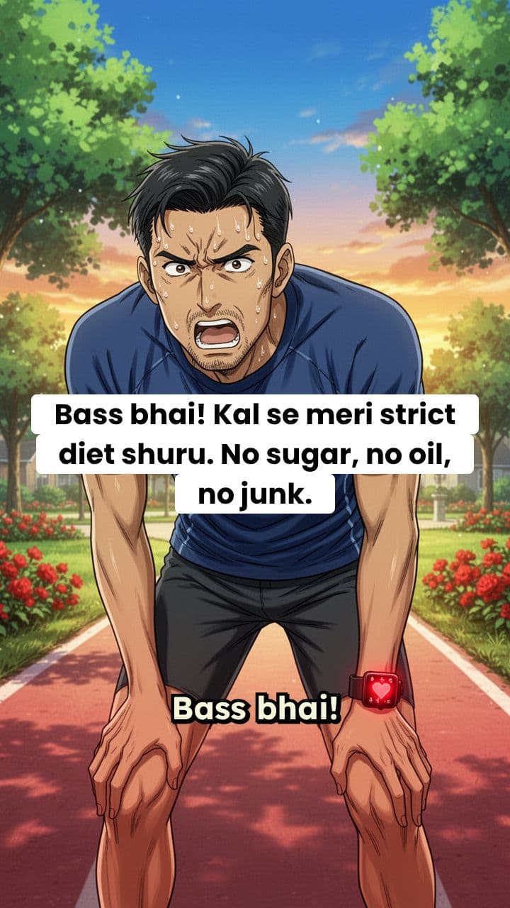 Rahul's Samosa Temptation