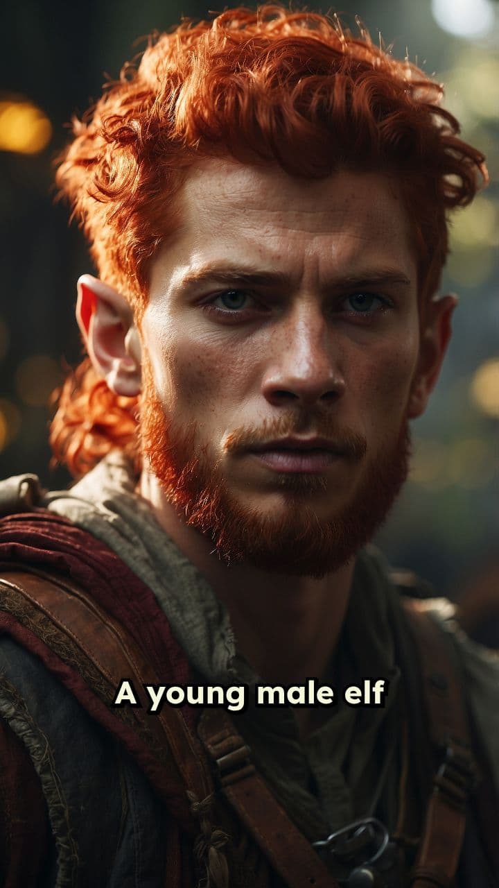 Elven Warrior with Leaf Armor