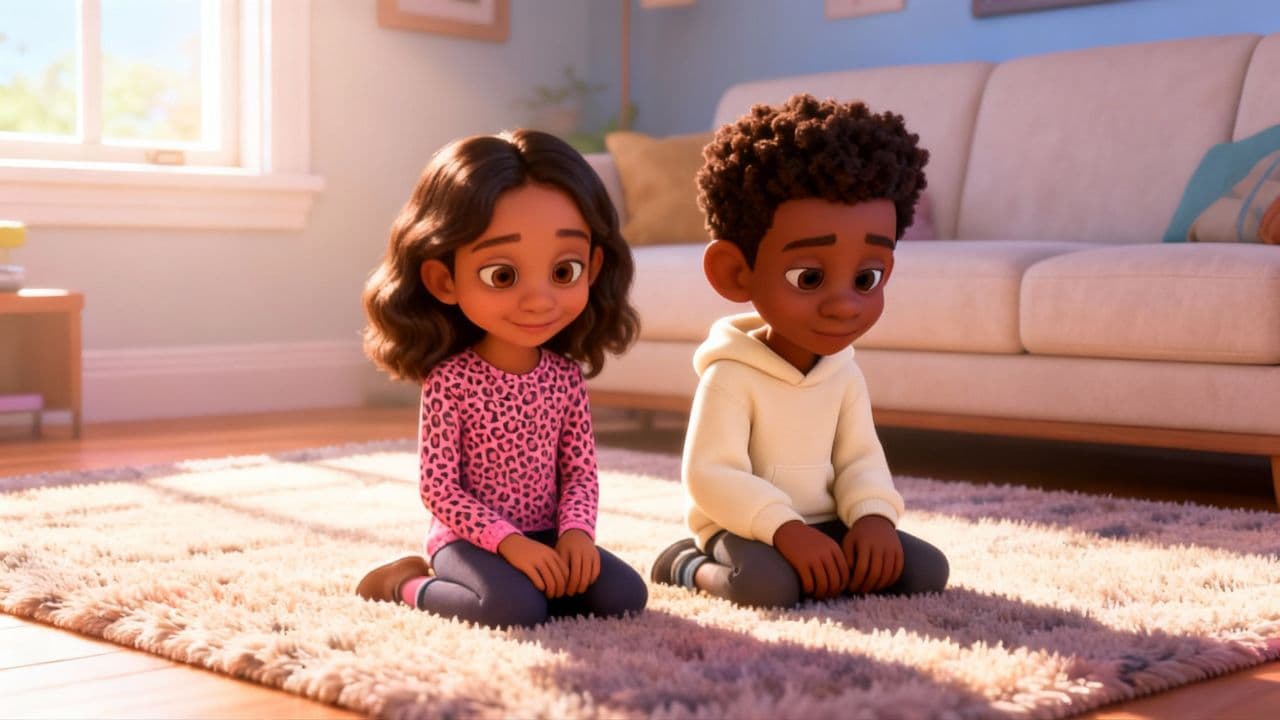 #7434-A New Sibling's Arrival (Pixar Style)