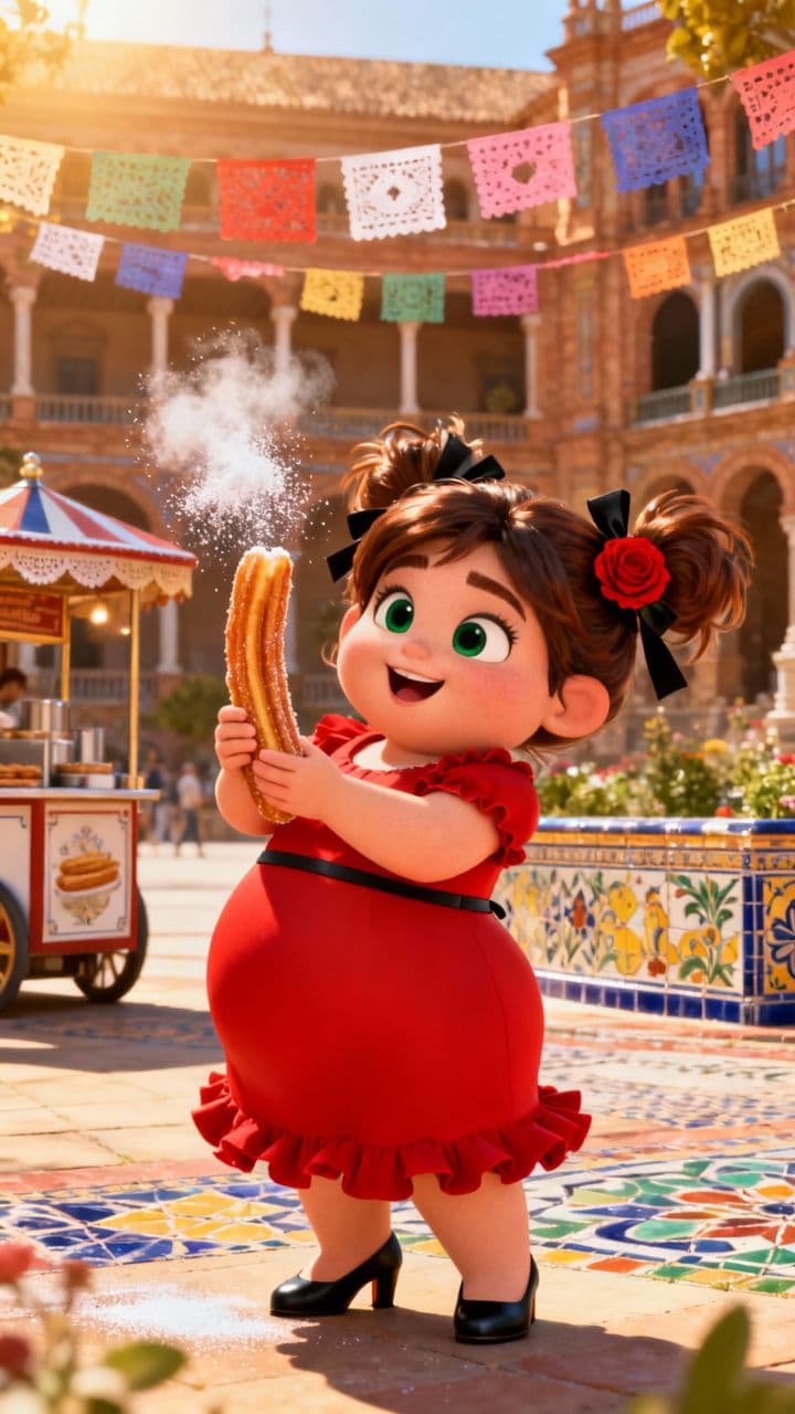 Lulu in Spain: Churro Flamenco