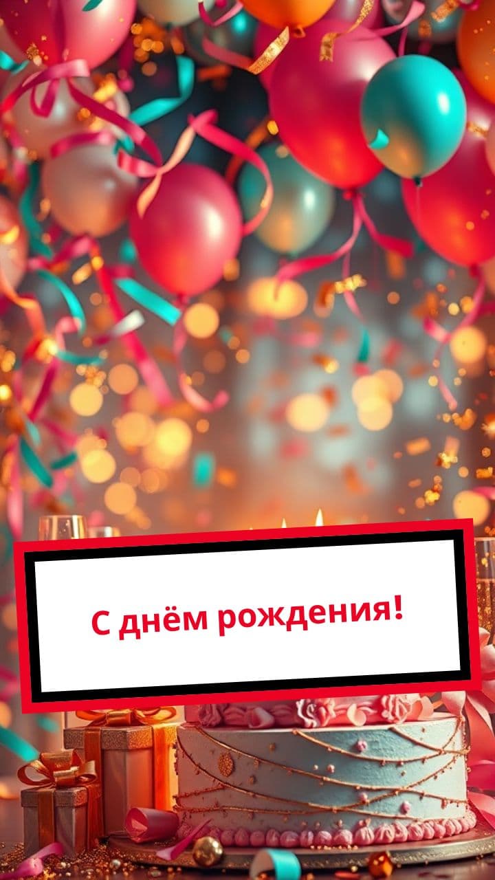 С днём рождения!