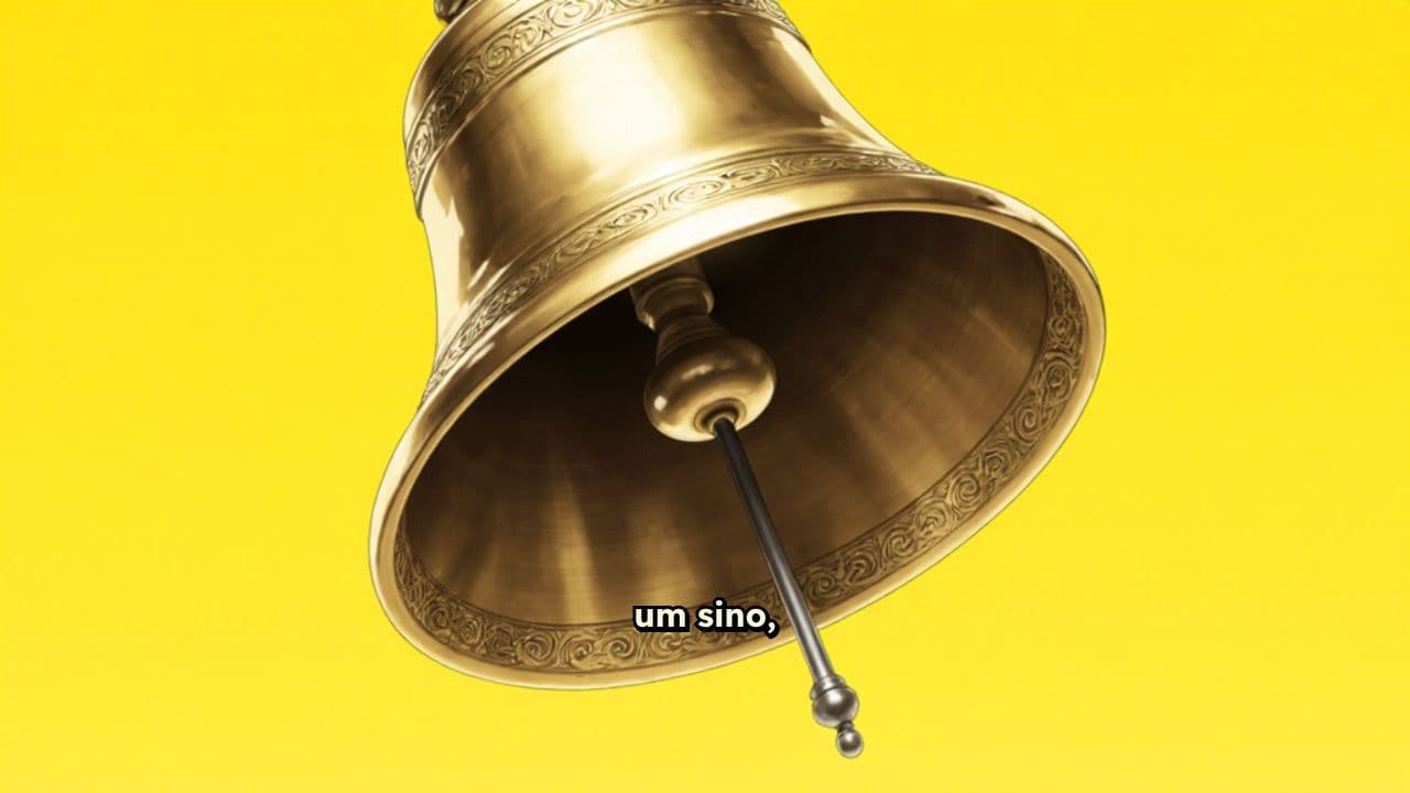 Animação Cartoonesca com Fundo Amarelo