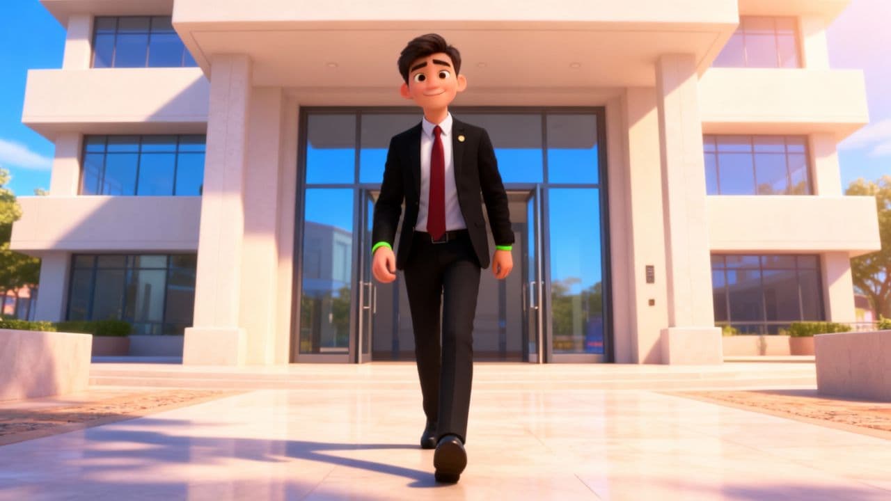 Осенние листья у здания