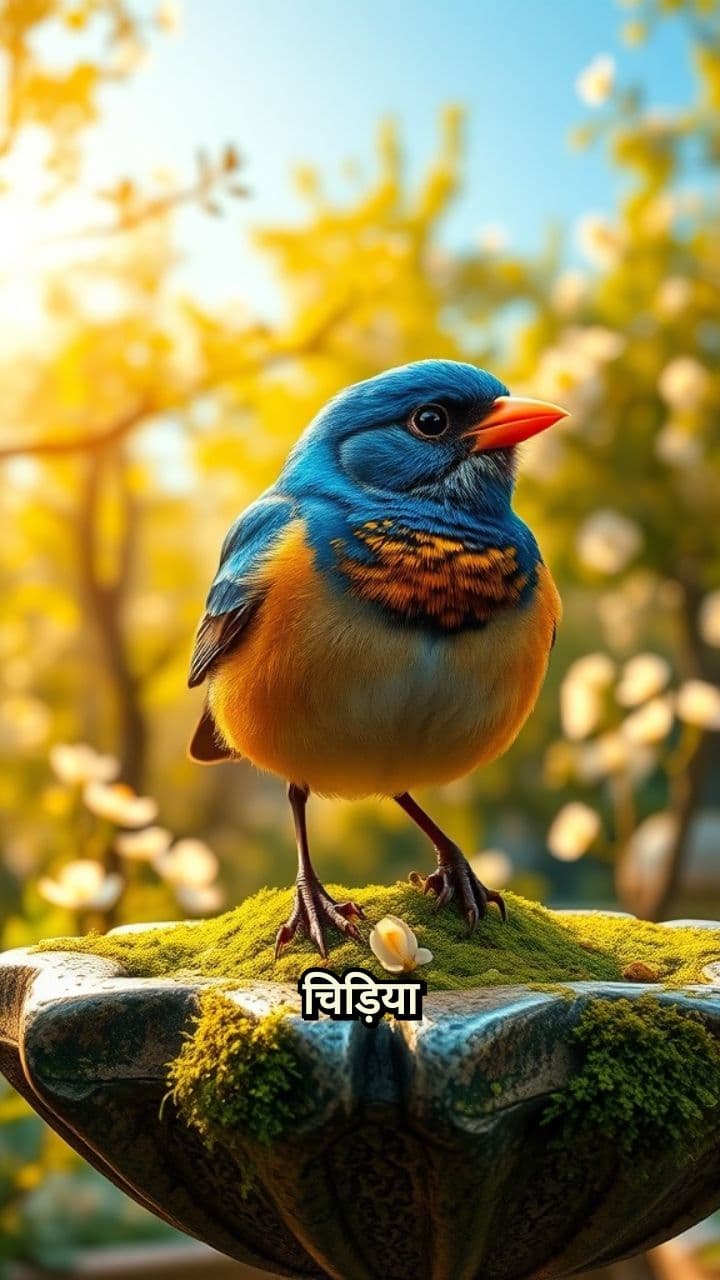 चिड़िया रानी की सुबह