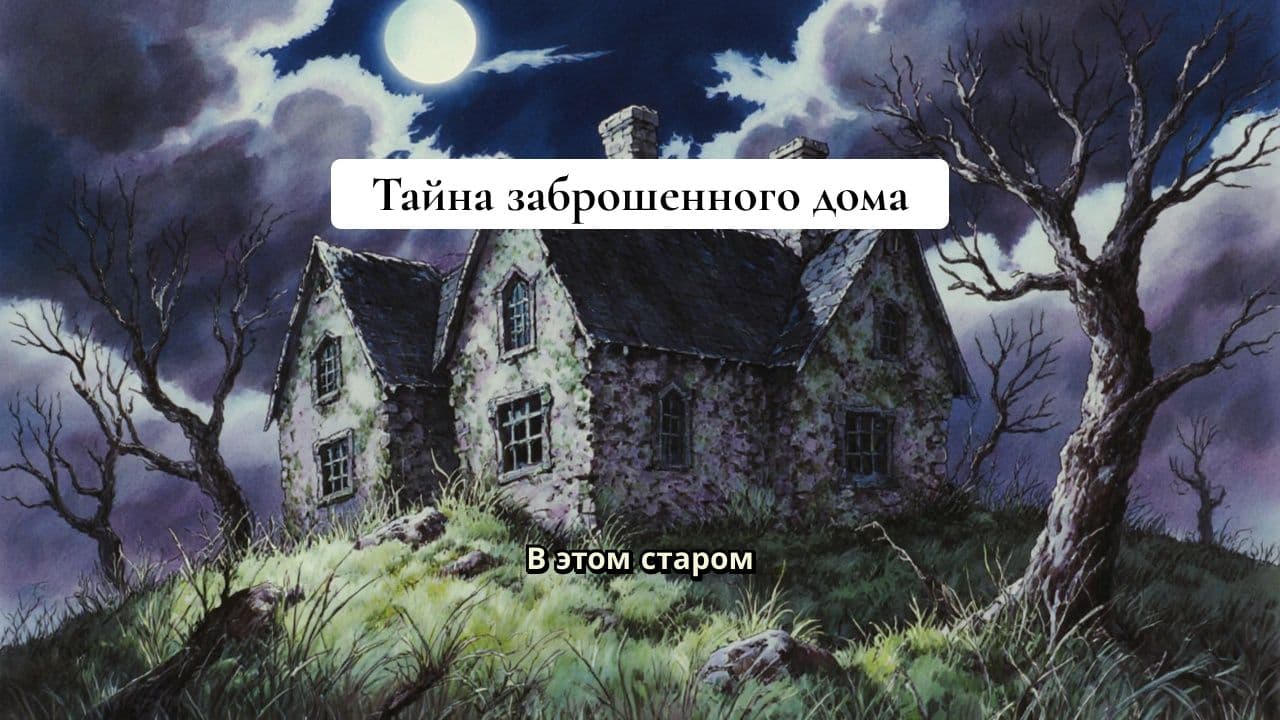 Тайна заброшенного дома