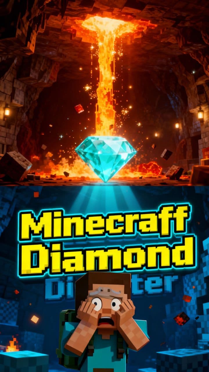 Minecraft Diamond Disaster