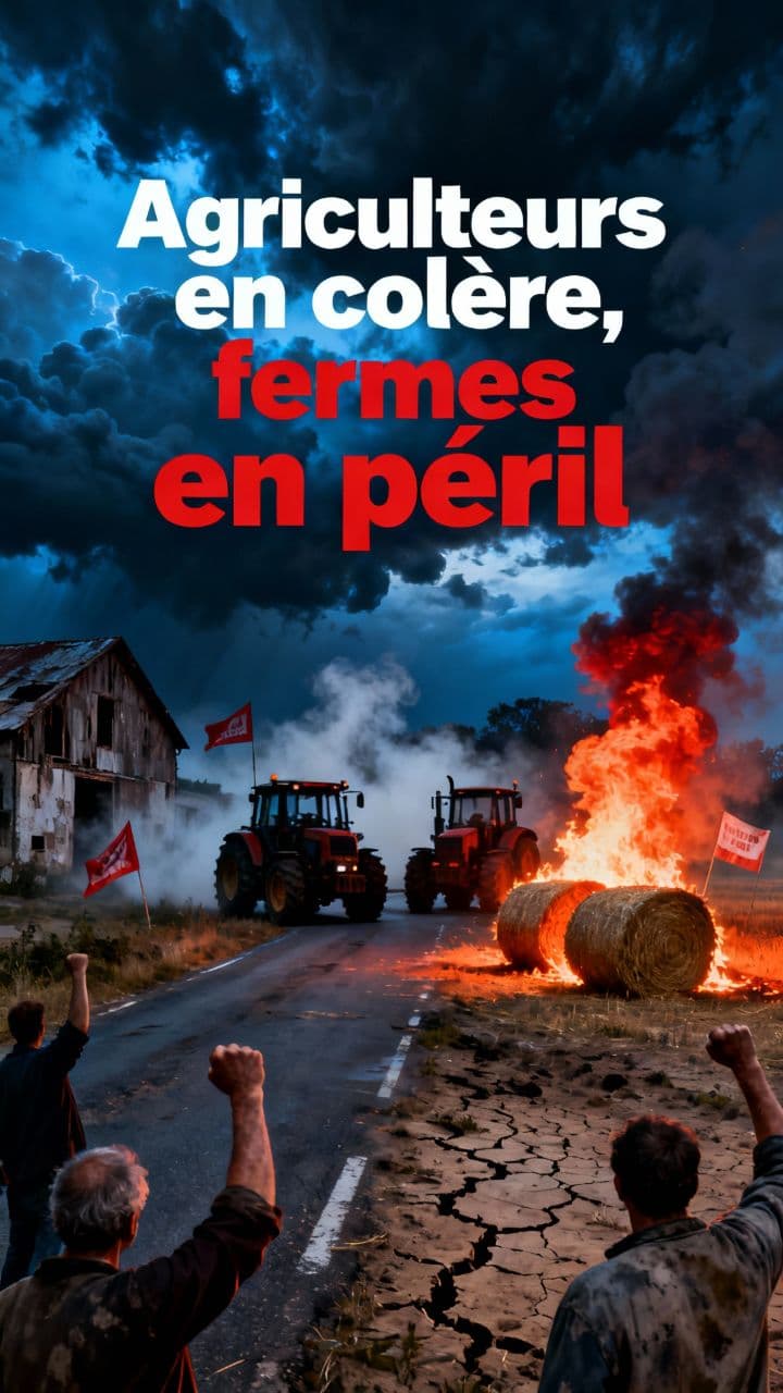 Agriculteurs en colère, fermes en péril