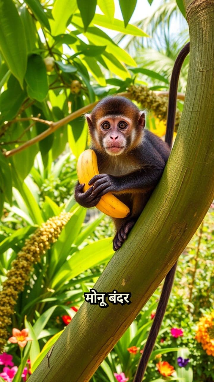 मोनू और किटी की दोस्ती