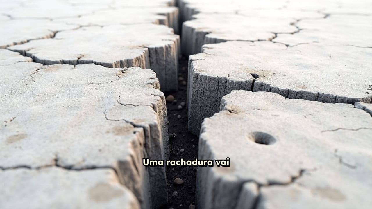 Rachadura no Chão como Terremoto