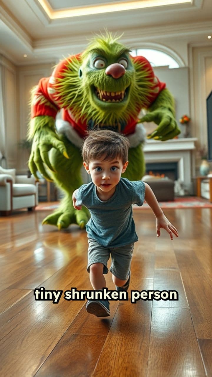 Tiny Escape from the Giant Grinch