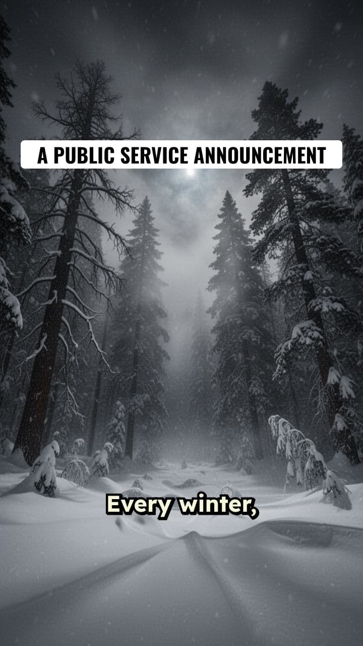 The Frozen Temptation: A Scary PSA