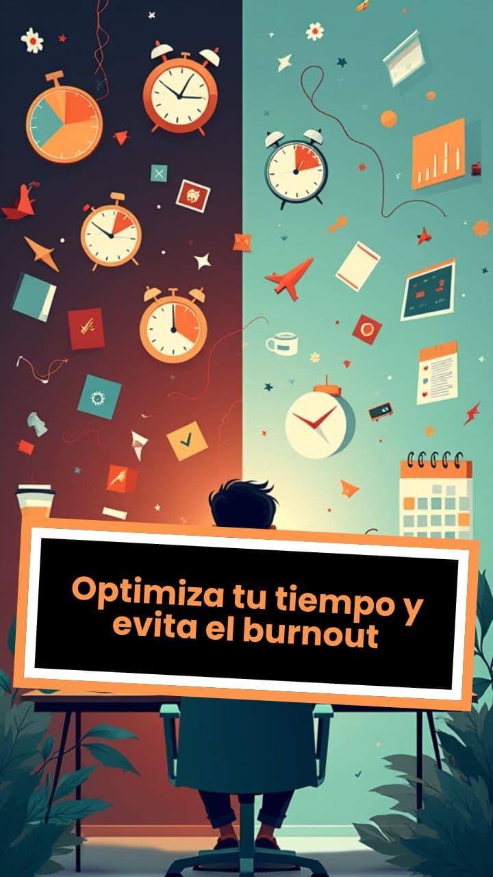 Optimiza tu tiempo y evita el burnout
