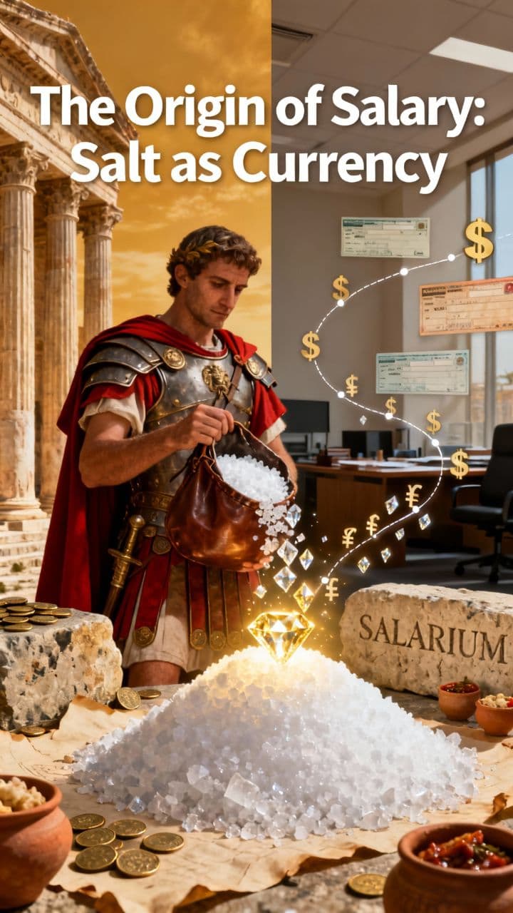 The Origin of Salary: Salt as Currency
