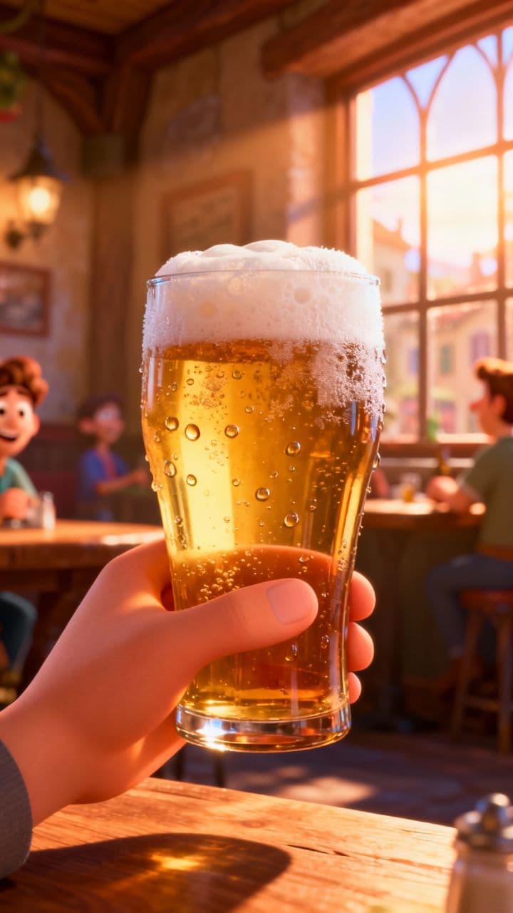 Пенное пиво для лета