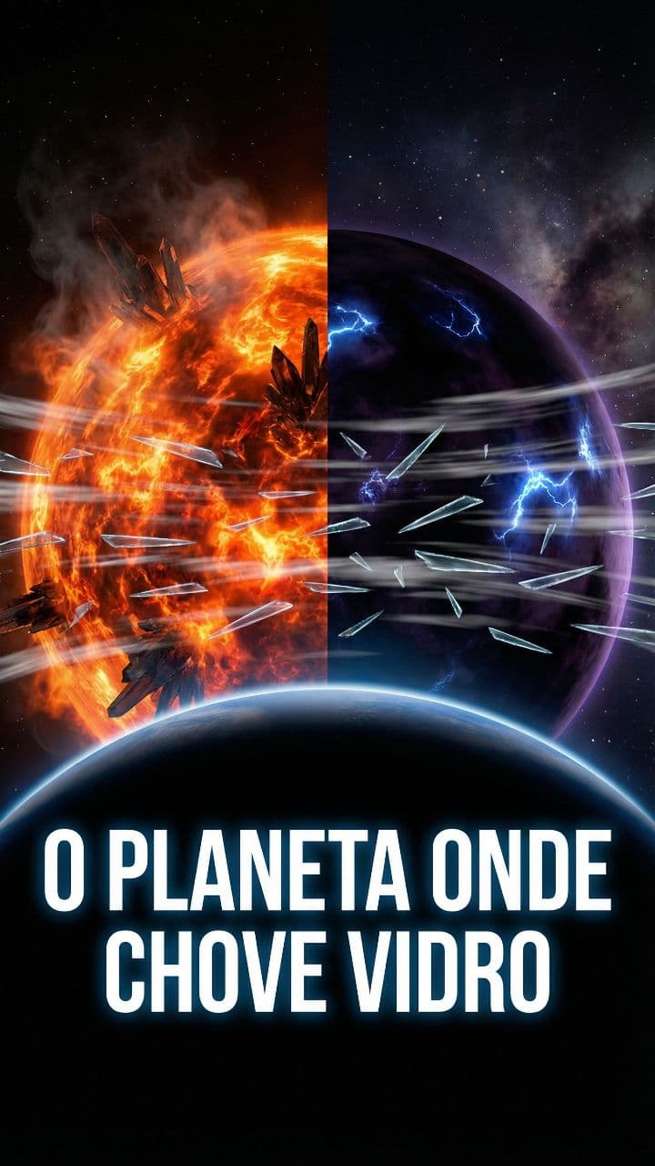 O planeta onde chove vidro