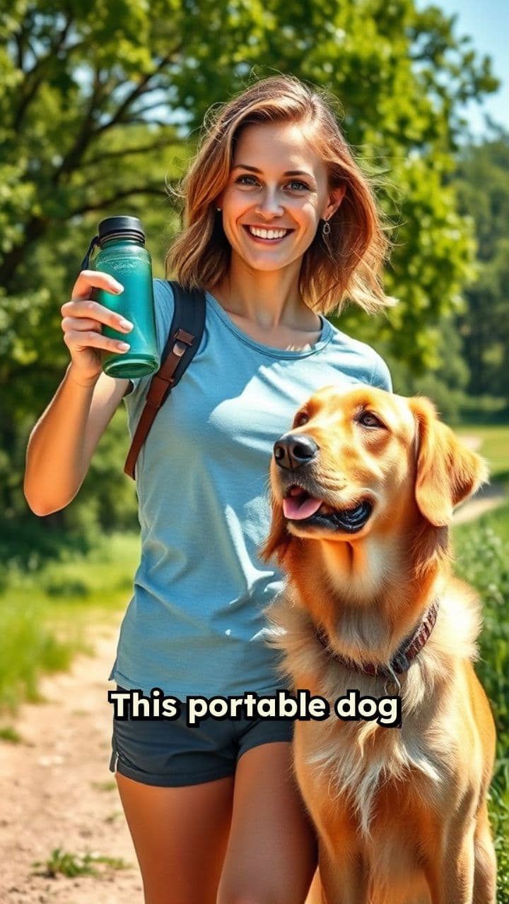Portable Dog Water Bottle Solution