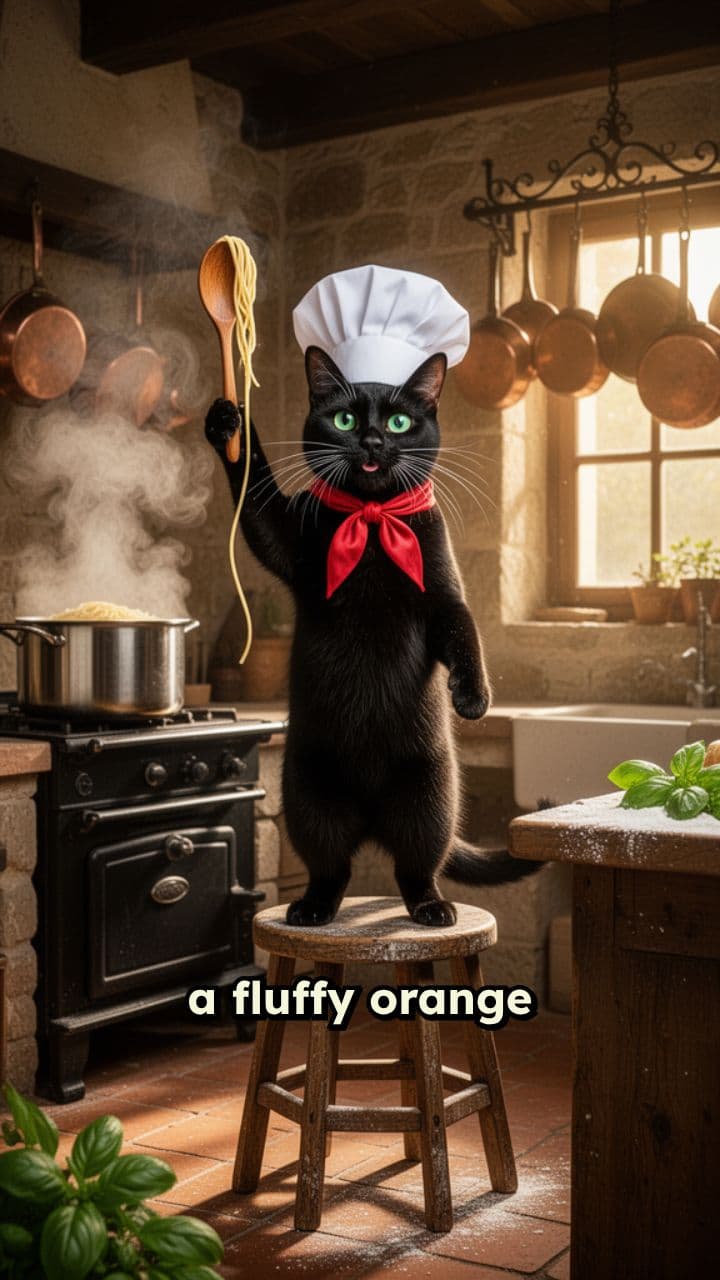 Cats at Play or Pasta