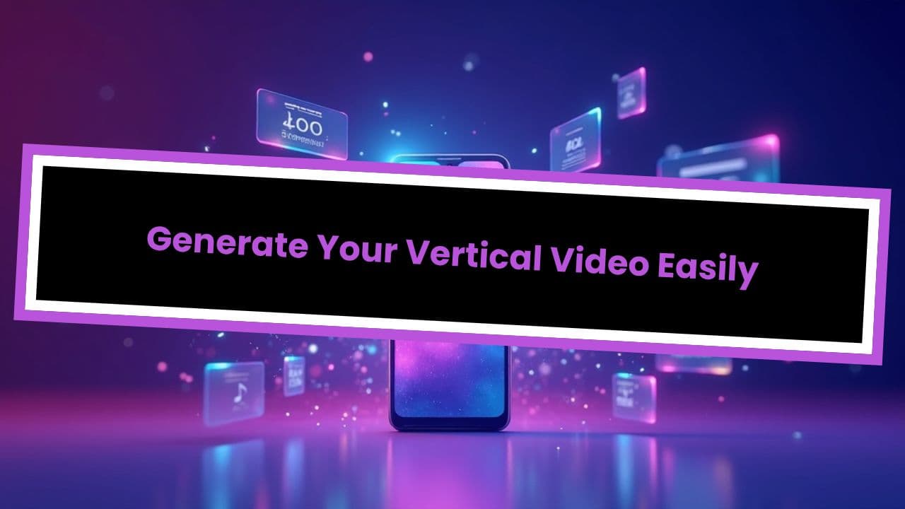 Generate Your Vertical Video Easily