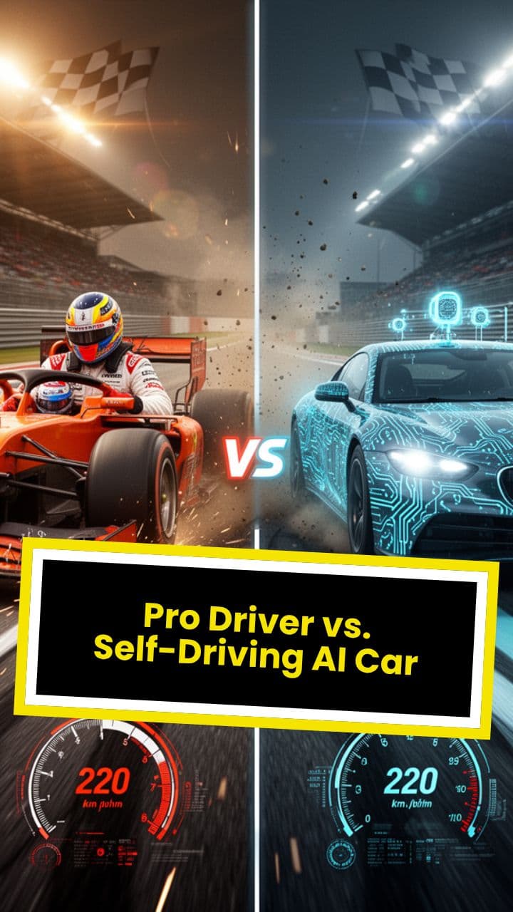Pro Driver vs. Self-Driving AI Car