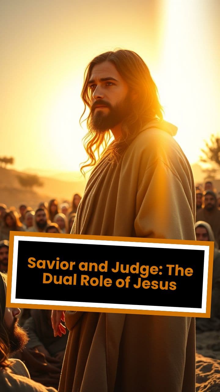 Savior and Judge: The Dual Role of Jesus