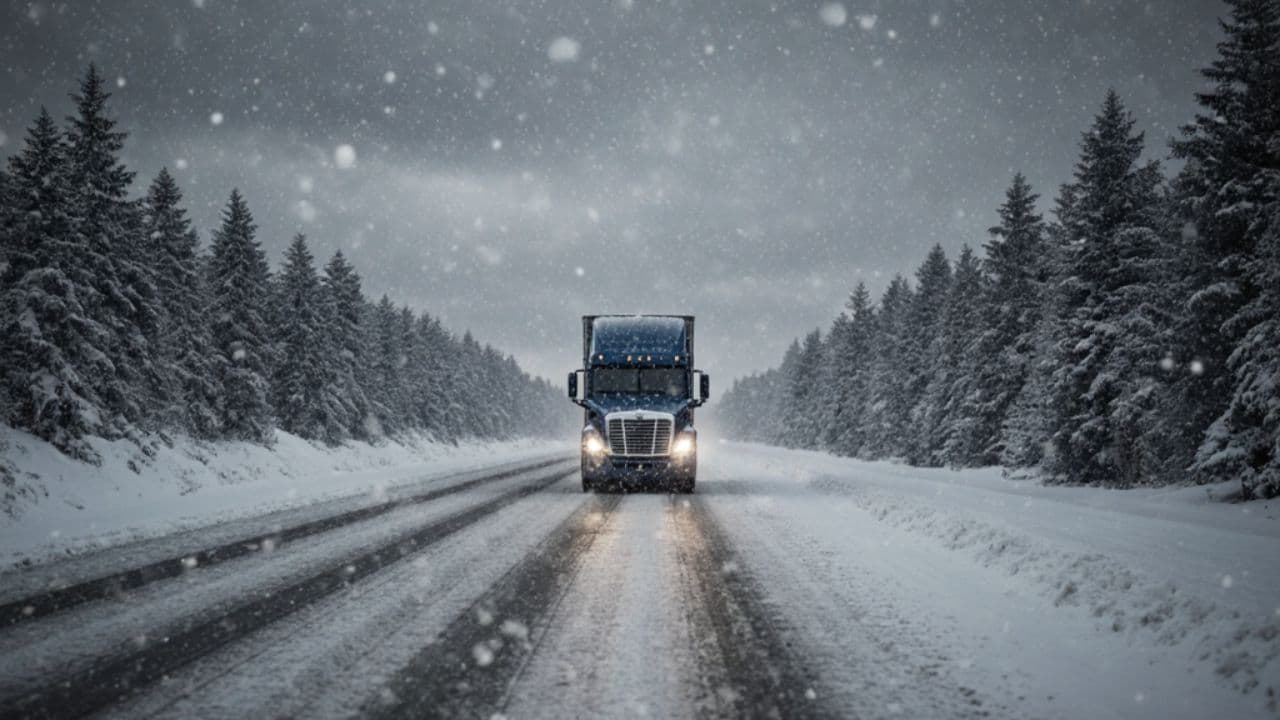 Schneesturm über München