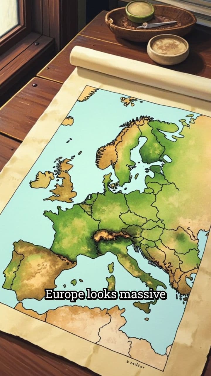 The Truth About Europe's Size