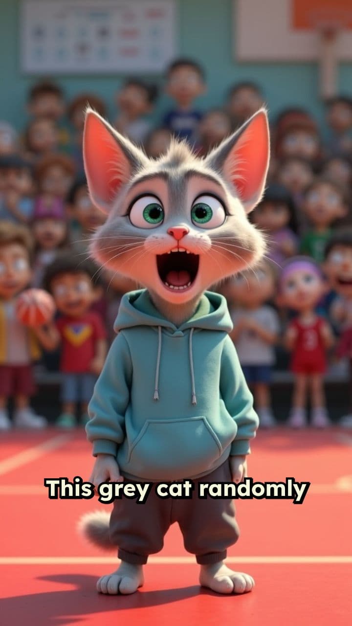 The Cat's Viral Basketball Outburst